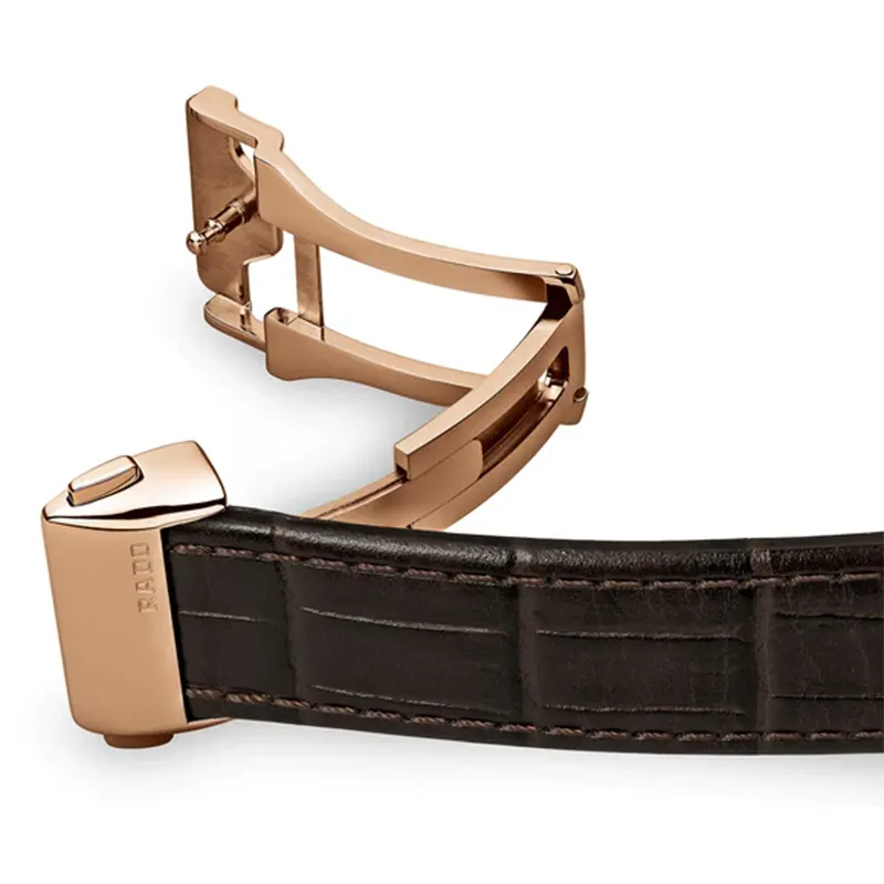 Rado Coupole Chronometer Automatic Leather Men's Watch- R22881165